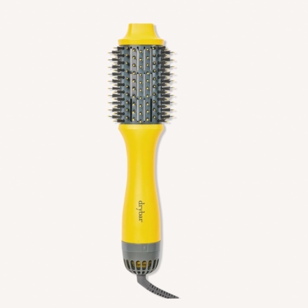 Drybar The Double Shot Oval Blow-Dryer Brush Yellow 2.44 inch Barrel 900-2225-4